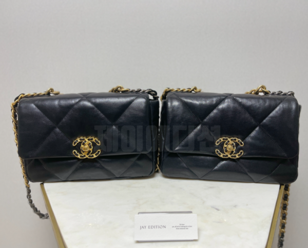 샤넬 19백 정품 vs 가품 비교