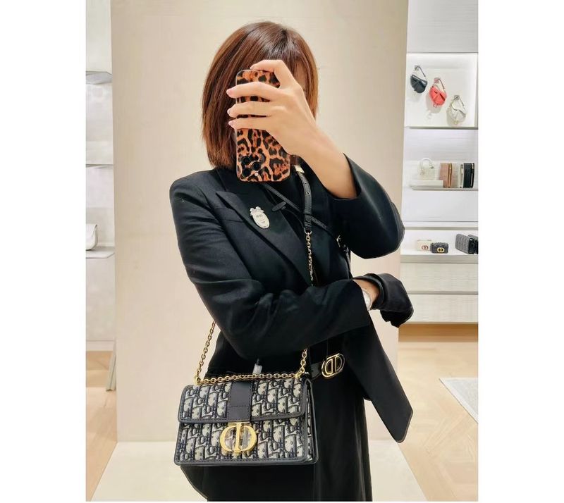 디올 30 몽테인 오블리크 이스트 웨스트 체인백