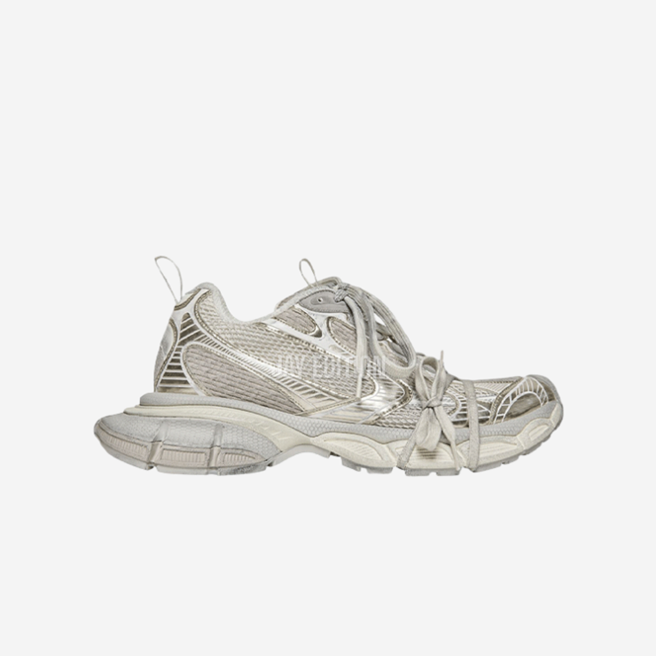 발렌시아가 3XL 라이트 베이지 스니커즈 남성용 오버사이즈 러너 스타일 슈즈