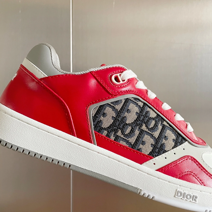 디올 B27 업타운 로우탑 스니커즈 오블리크 자카드
