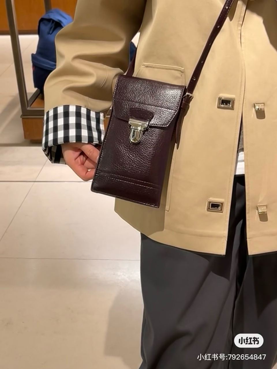 르메르 가죽 기어 숄더백