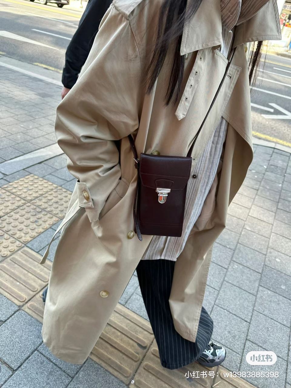 르메르 가죽 기어 숄더백