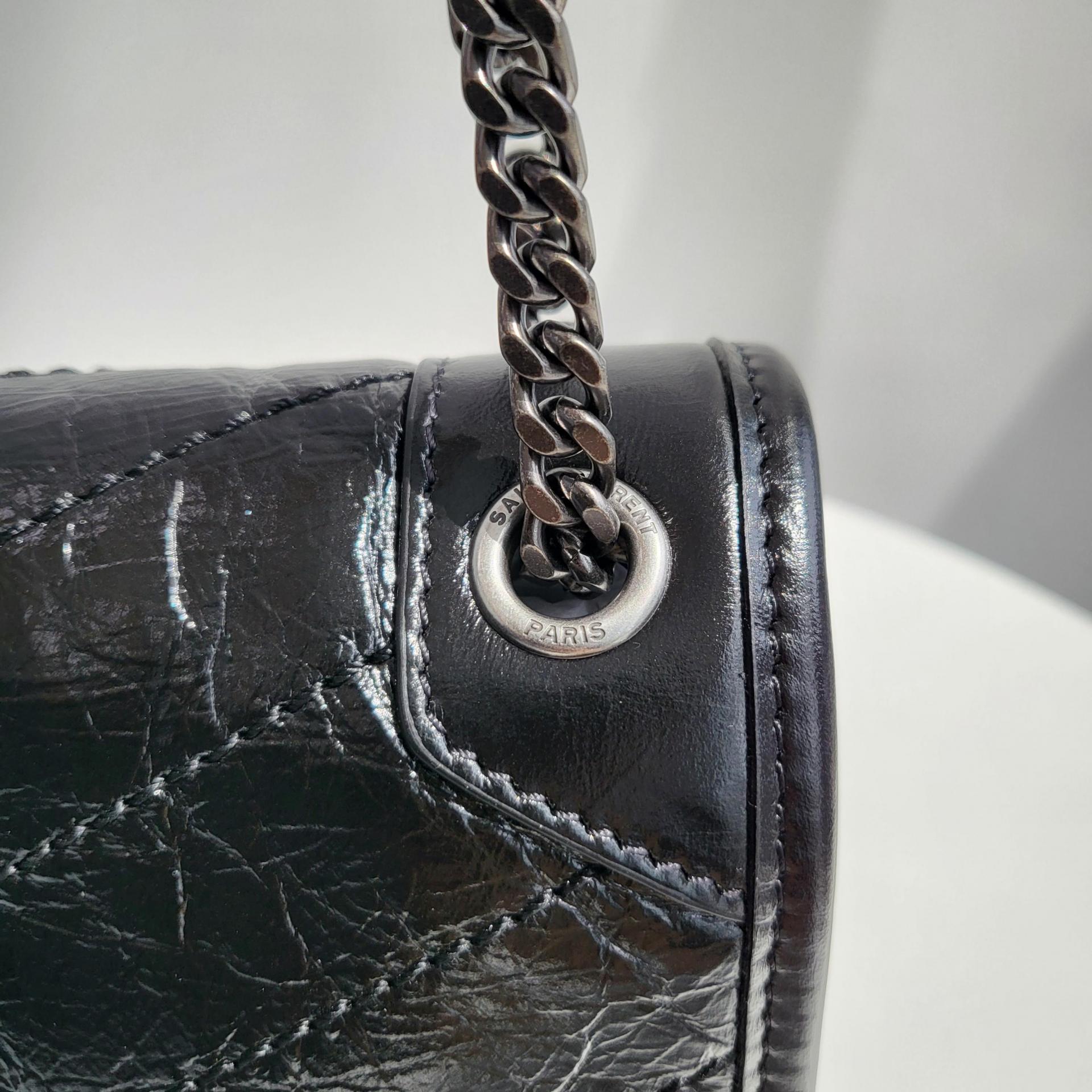 생로랑 니키백 베이비 빈티지 레더