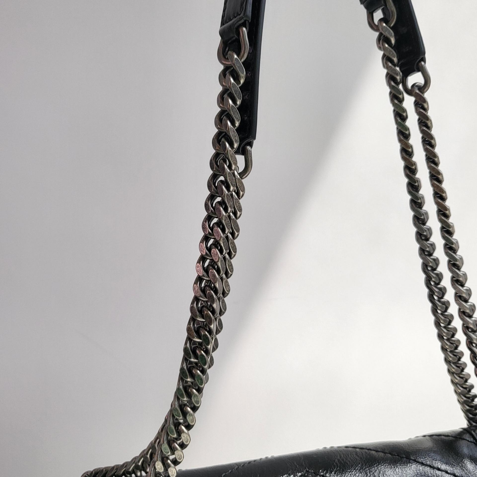 생로랑 니키백 미디움 빈티지 레더