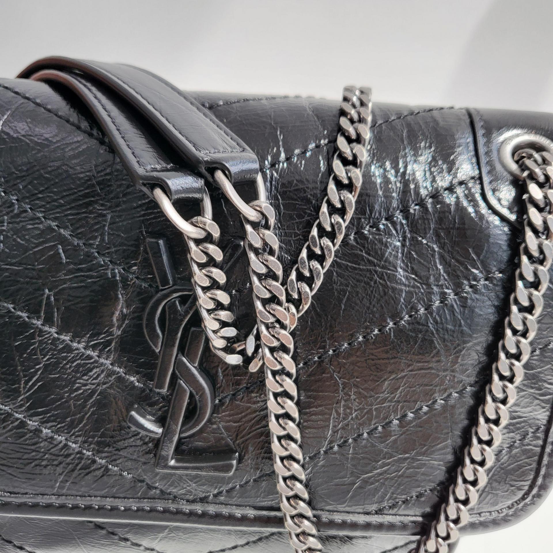 생로랑 니키백 베이비 빈티지 레더