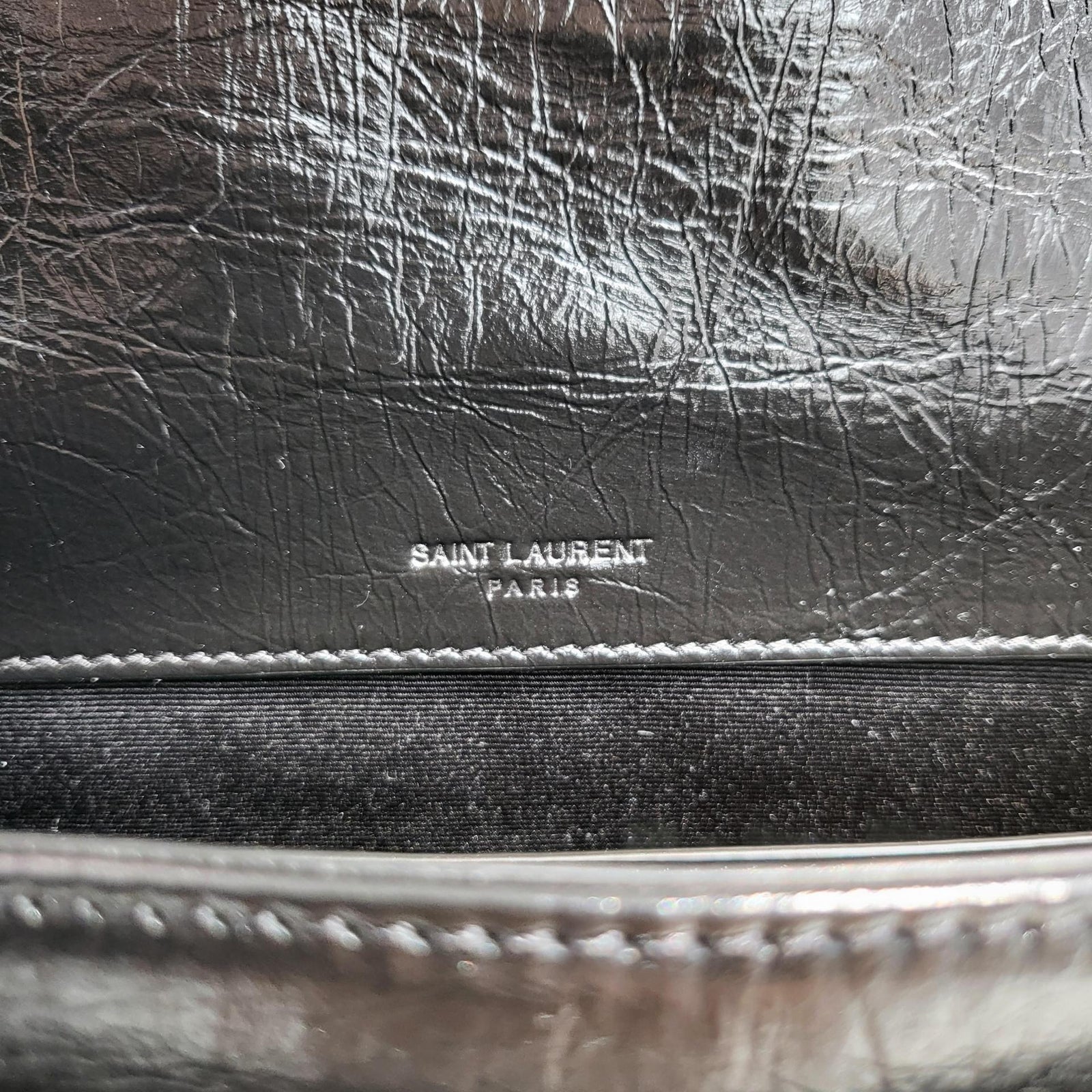 생로랑 니키백 베이비 빈티지 레더