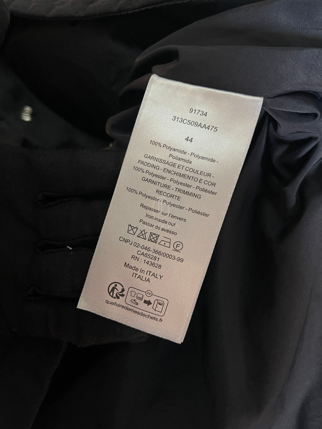 디올 테크니컬 패브릭 까나쥬 오버셔츠