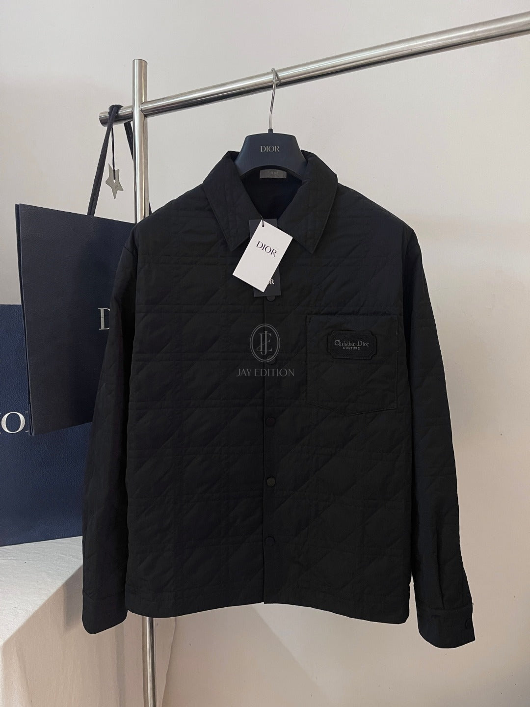 디올 테크니컬 패브릭 까나쥬 오버셔츠