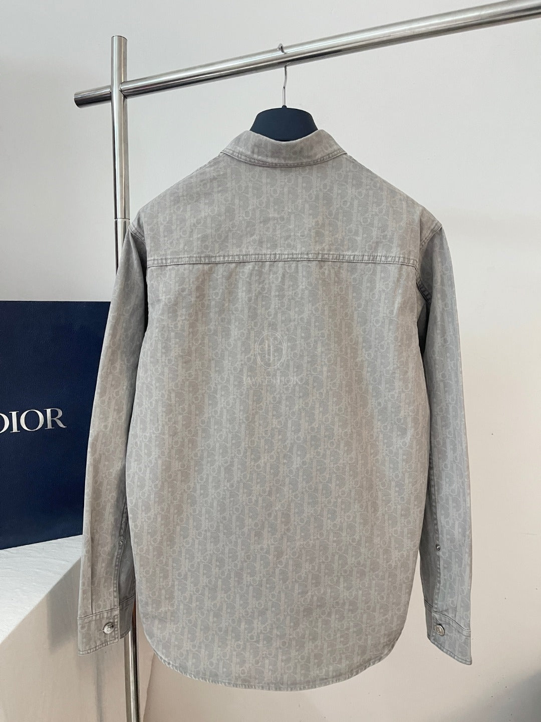 디올 오블리크 데님 셔츠