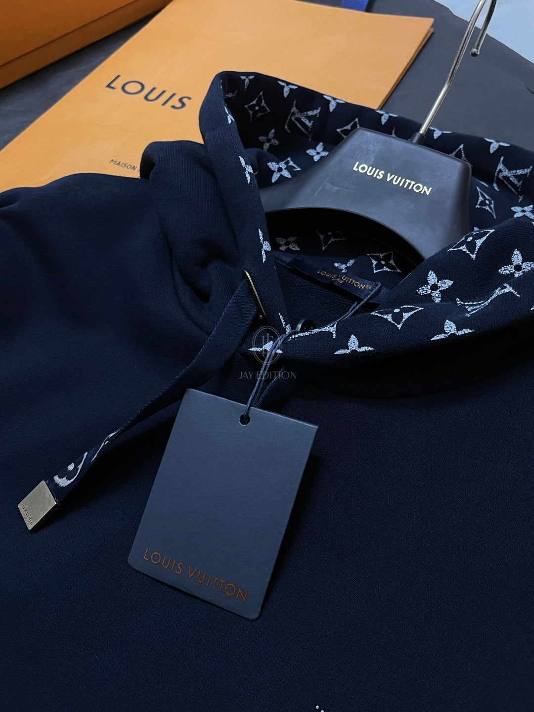 루이비통 코튼 후드티