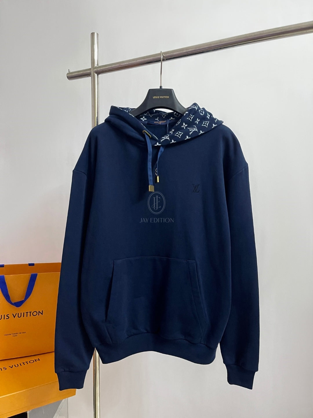 루이비통 코튼 후드티