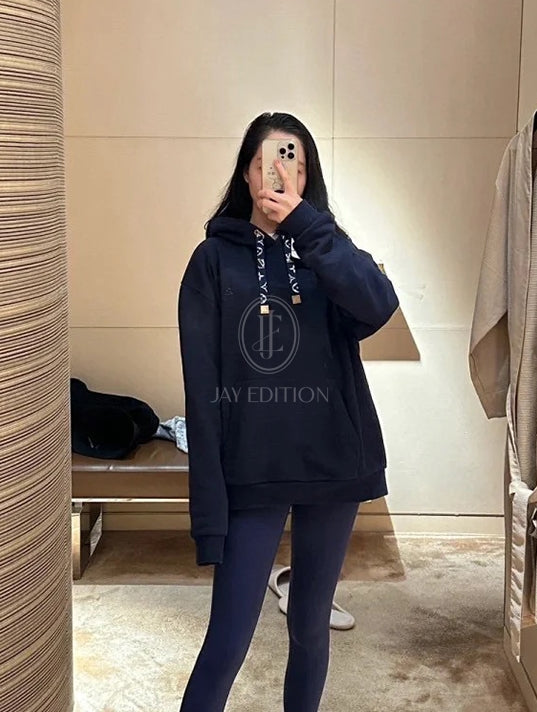 루이비통 코튼 후드티