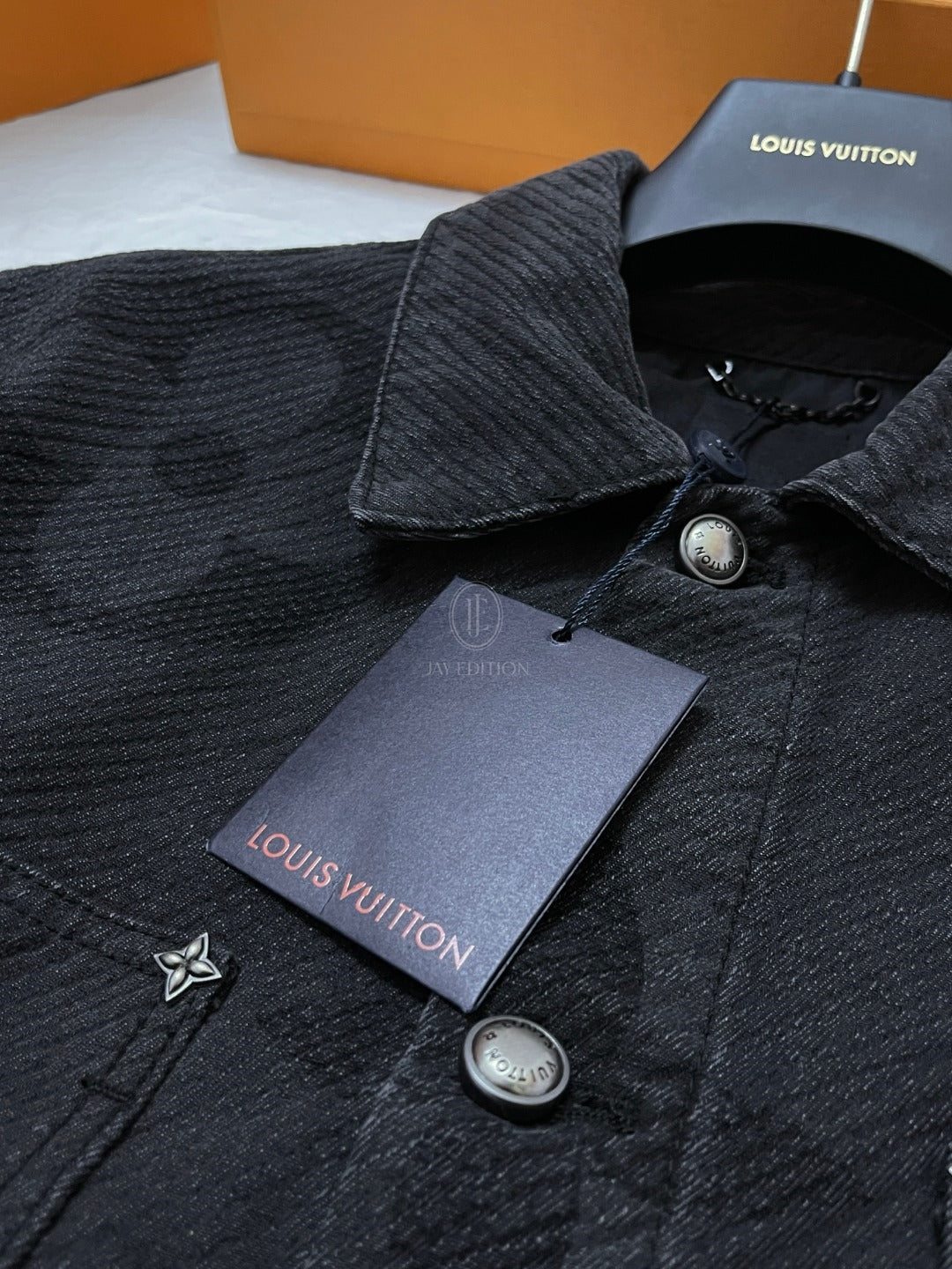 루이비통 쇼트 슬리브드 데님 워크웨어 셔츠