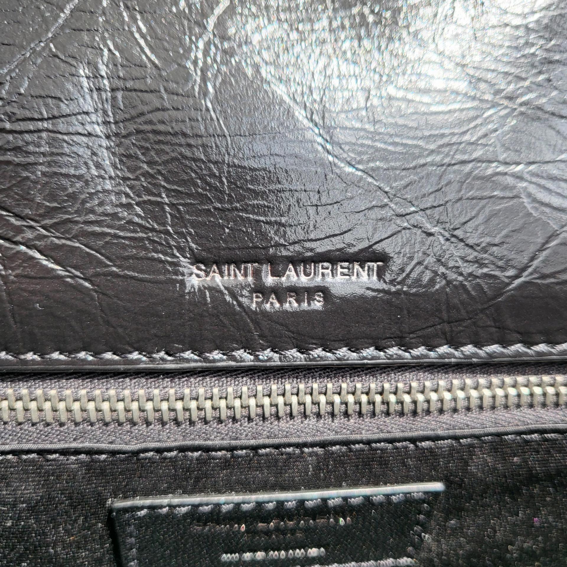 생로랑 니키백 미디움 빈티지 레더