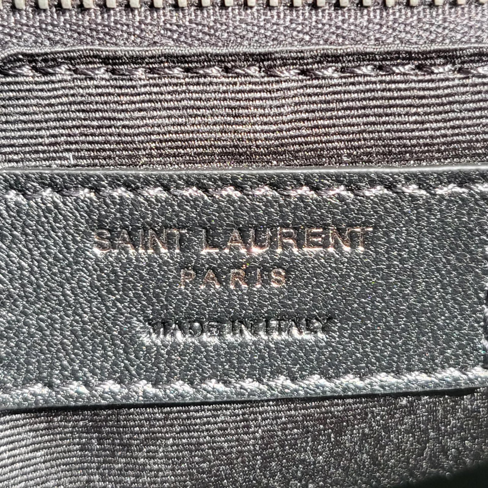 생로랑 니키백 미디움 빈티지 레더