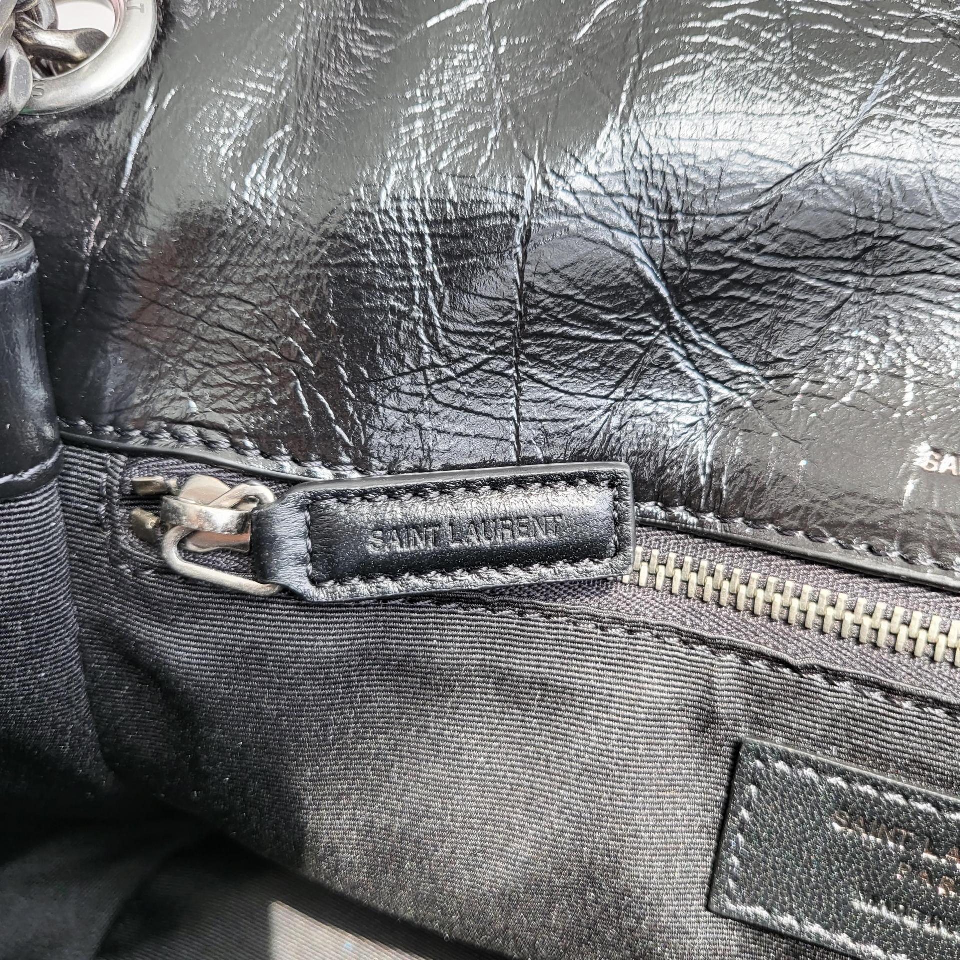 생로랑 니키백 미디움 빈티지 레더