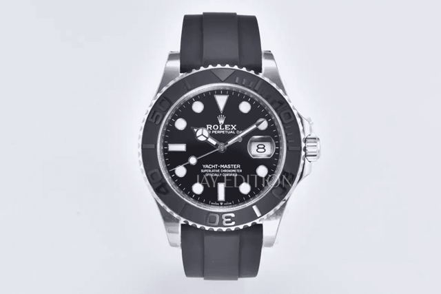 롤렉스 요트마스터 화이트 골드 러버밴드 42mm