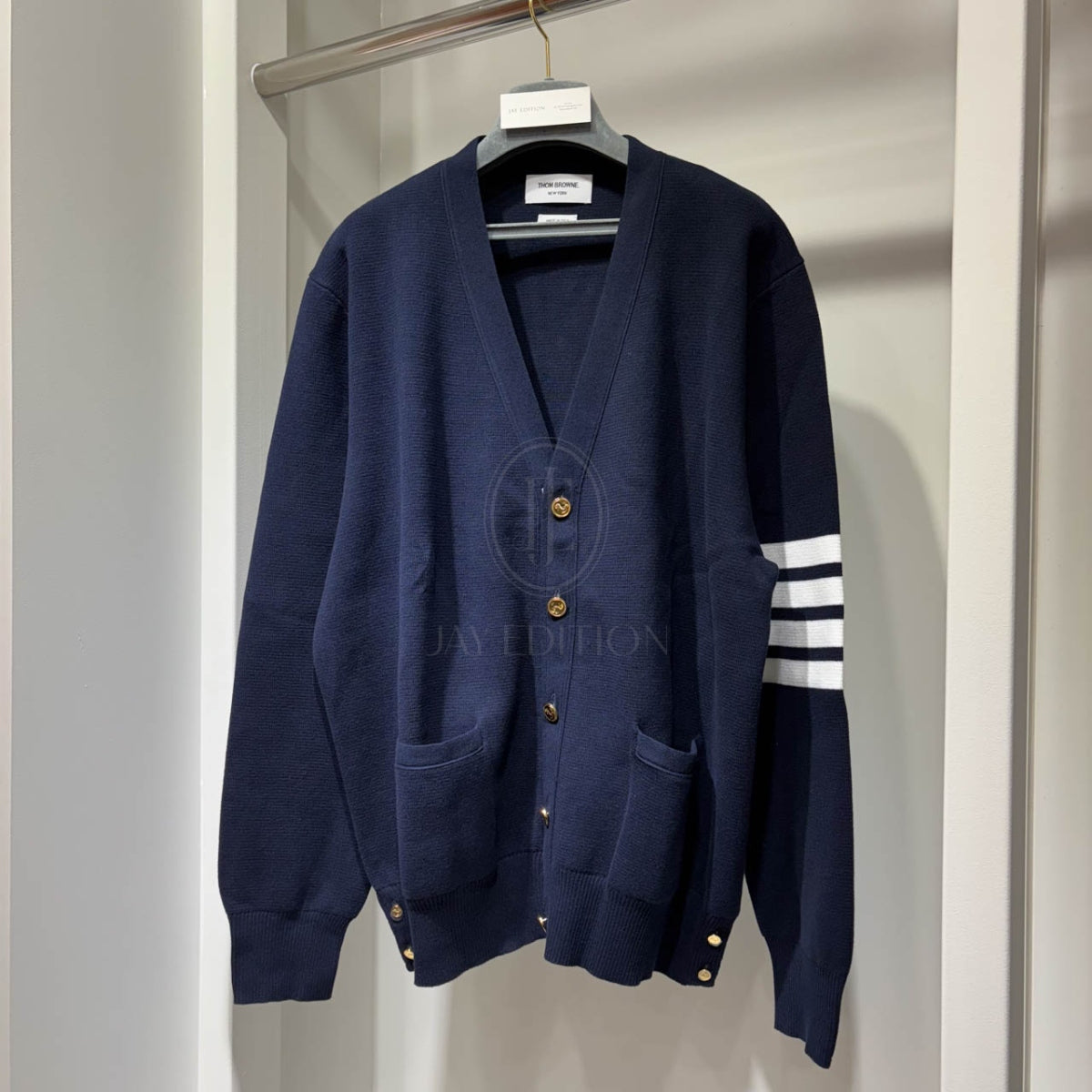 1% 톰브라운 밀라노 스티치 가디건,니트