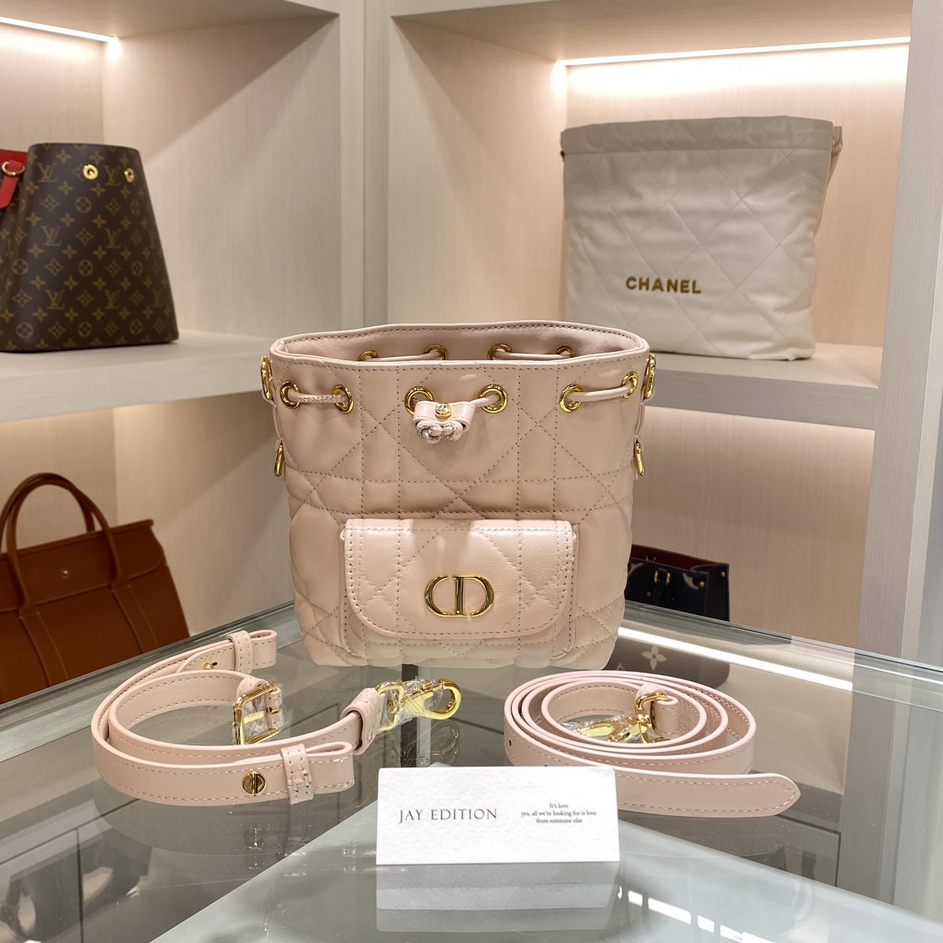 디올 카로 나노 버킷백