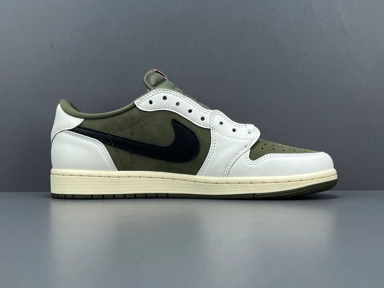 나이키 조던 1 x 트래비스 스캇 레트로 로우 OG SP 리버스 올리브