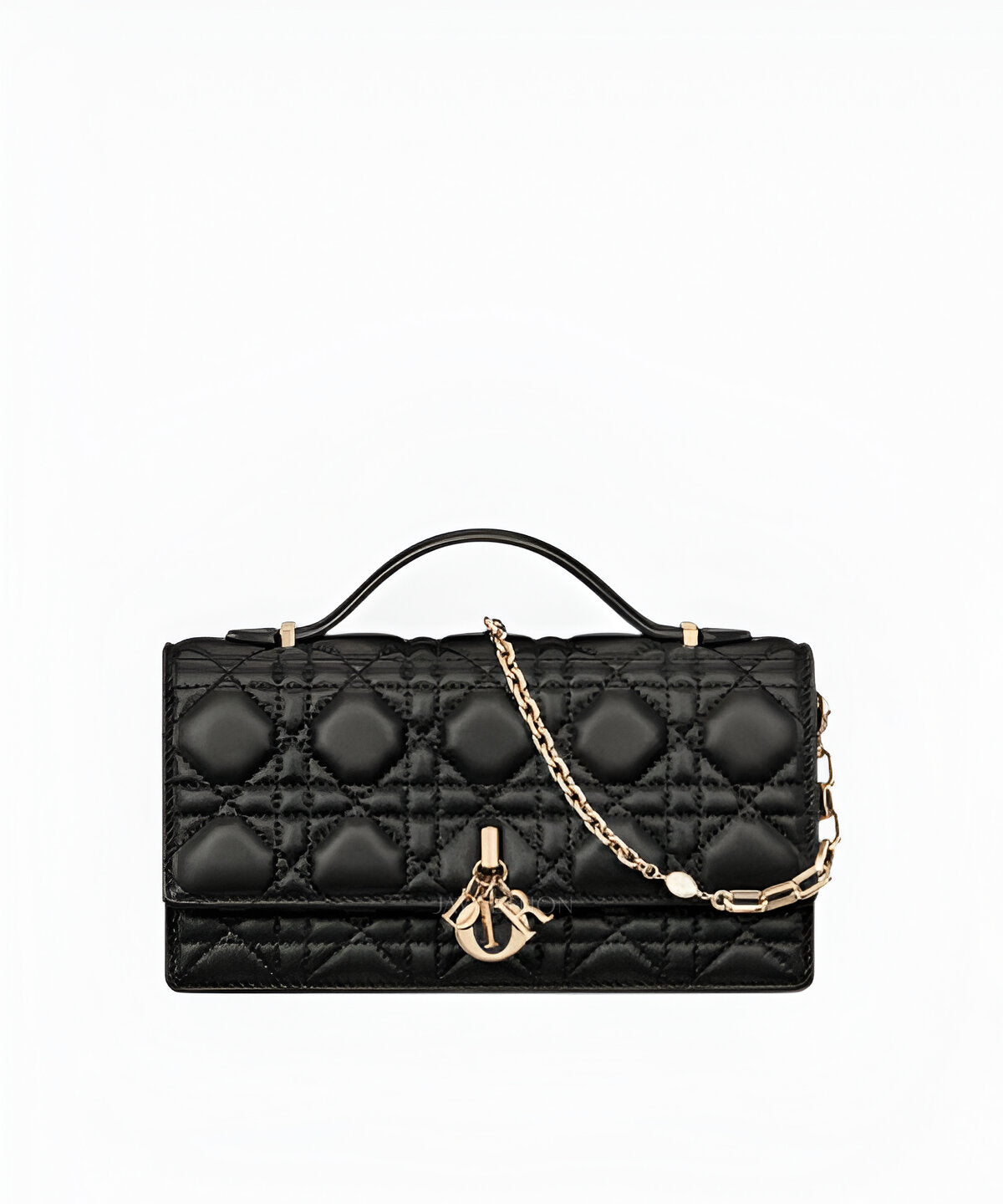 디올 미스 디올 탑핸들 미니 크로스백 리본 디테일과 탑 핸들이 조화를 이루는 미니백