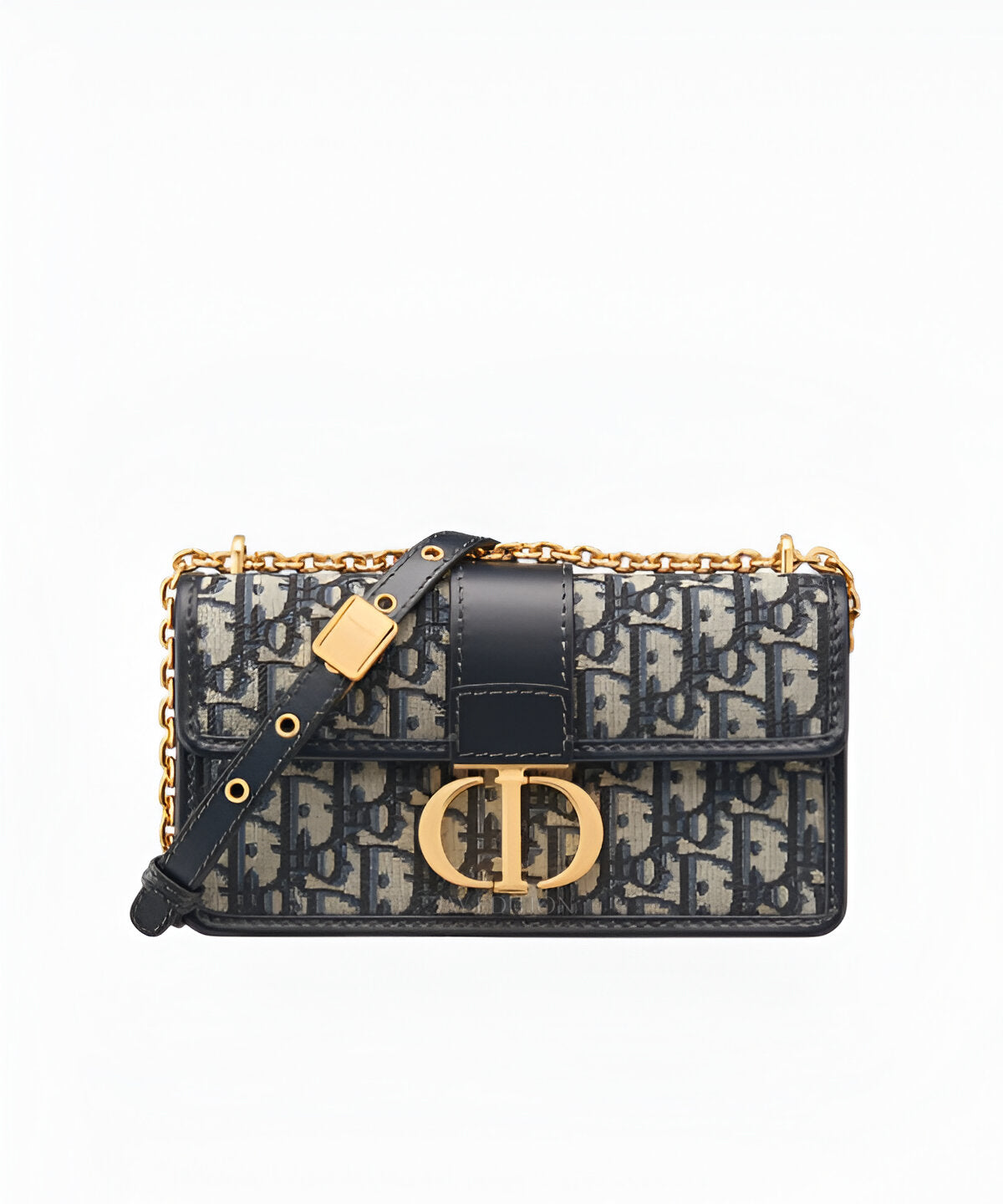 디올 30 몽테인 오블리크 이스트 웨스트 체인백 자카드 패브릭 CD 버클 체인 스트랩 백