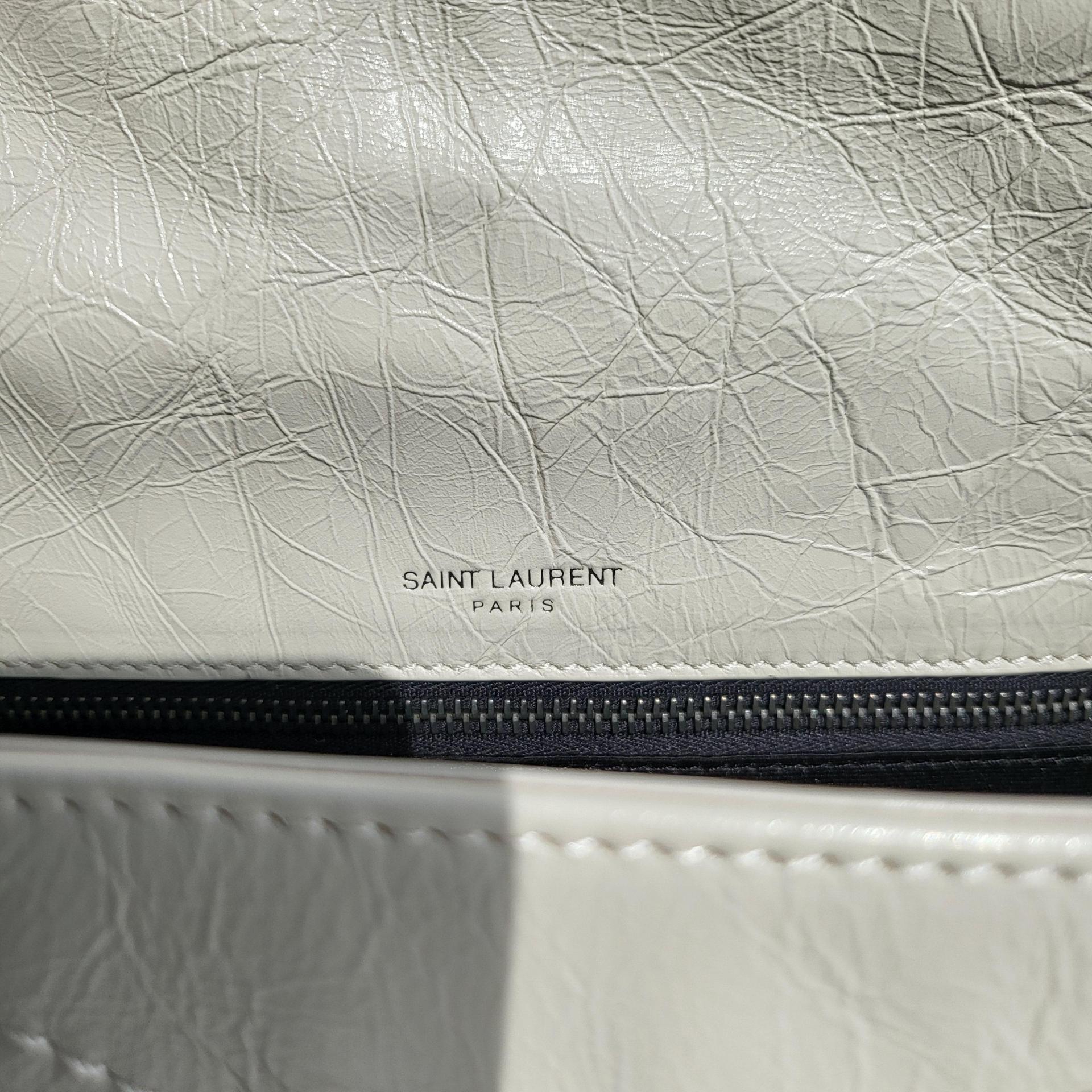 생로랑 니키백 미디움 빈티지 레더