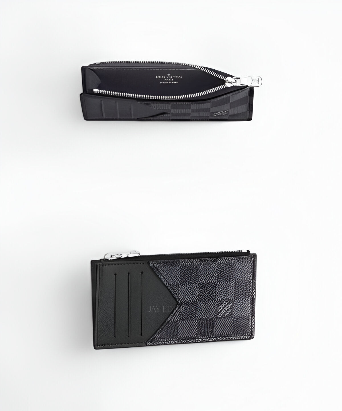 루이비통 코인 카드홀더 다미에 그라파이트 | 슬림한 남성용 명품 카드지갑 – 제이에디션