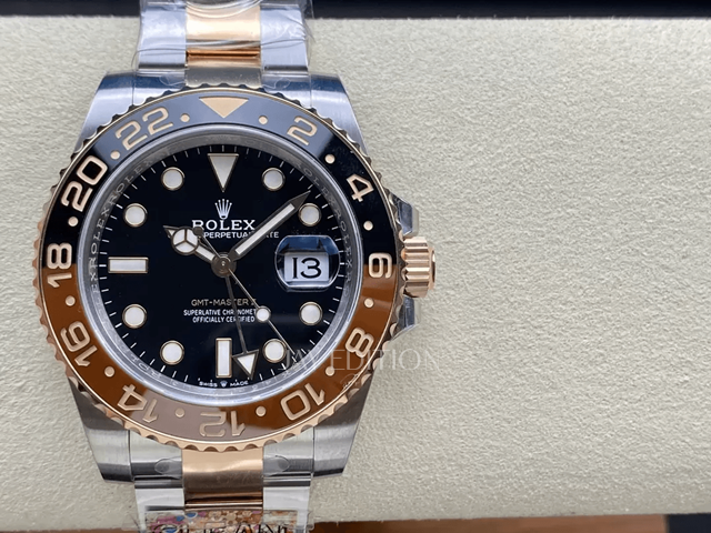 롤렉스 GMT마스터2 루트비어 검판 콤비