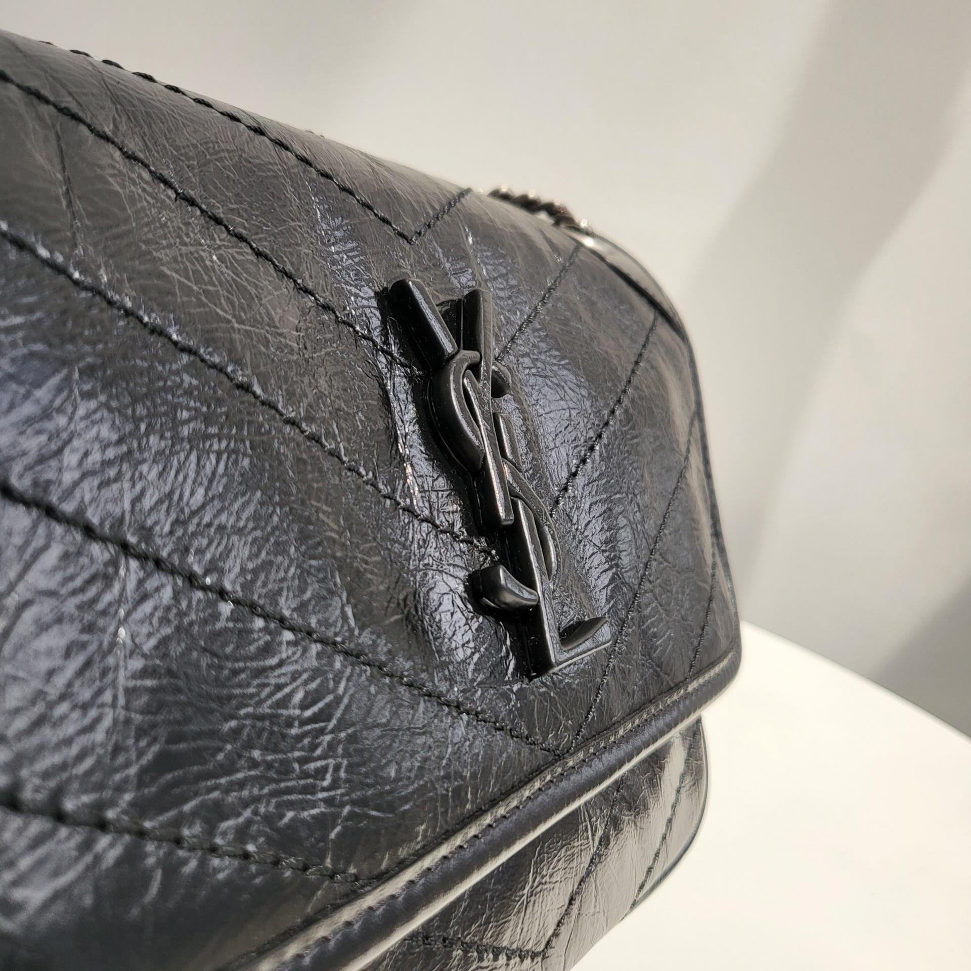 생로랑 니키백 베이비 빈티지 레더