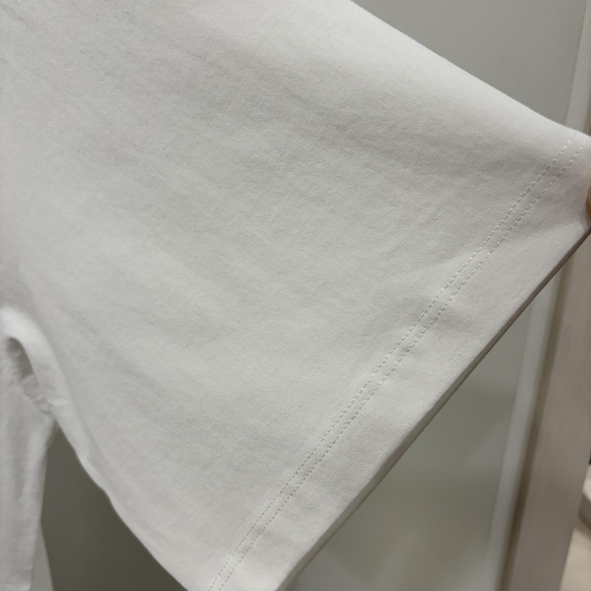 1% 셀린느 코튼 저지 루즈 티셔츠