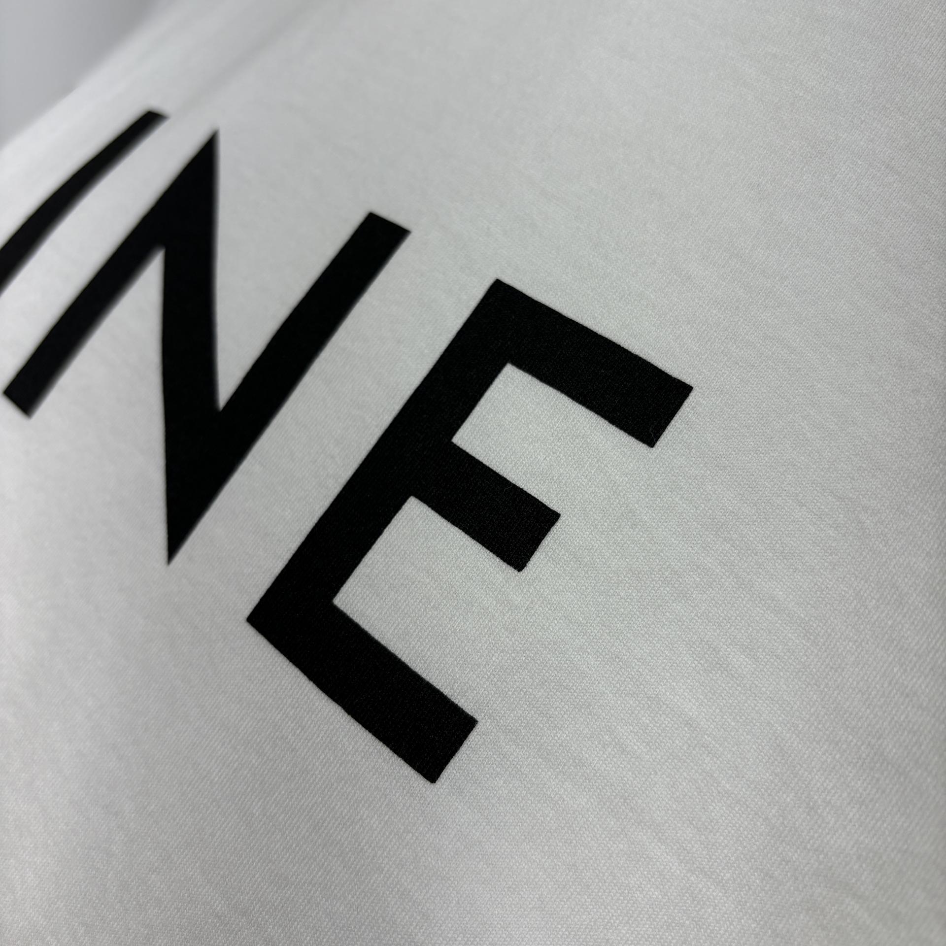 1% 셀린느 코튼 저지 루즈 티셔츠