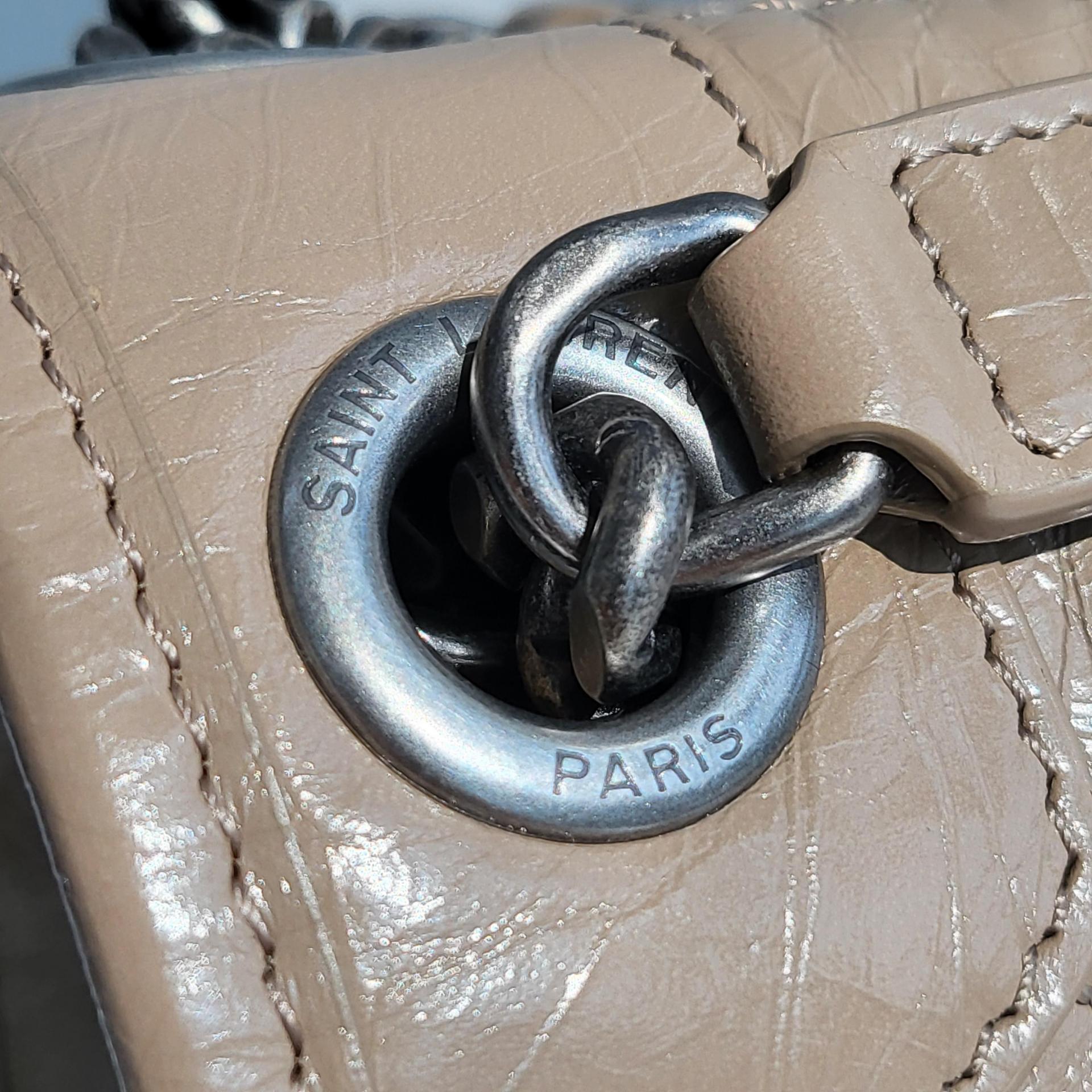 생로랑 니키백 미디움 빈티지 레더