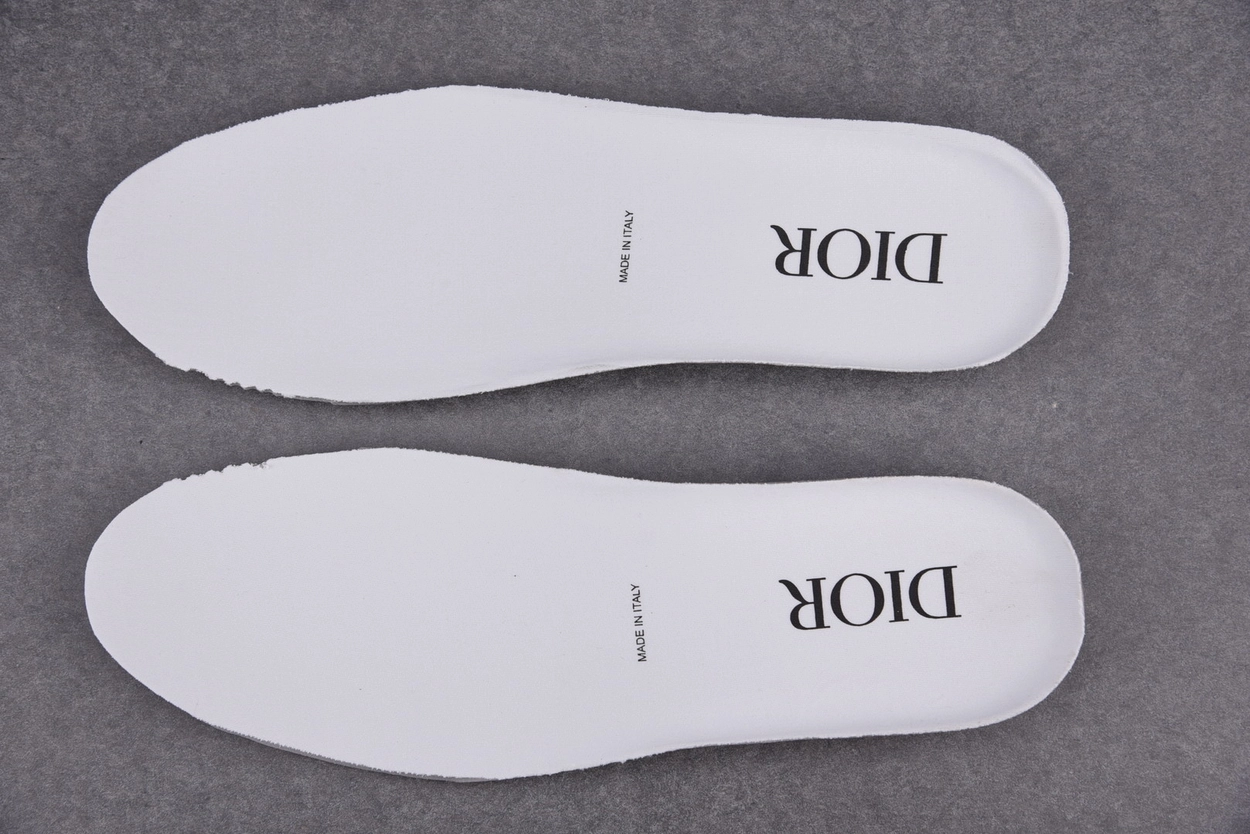 디올 x 다니엘 아샴 B23 로우탑 스니커즈 화이트 캔버스 뉴스프린트