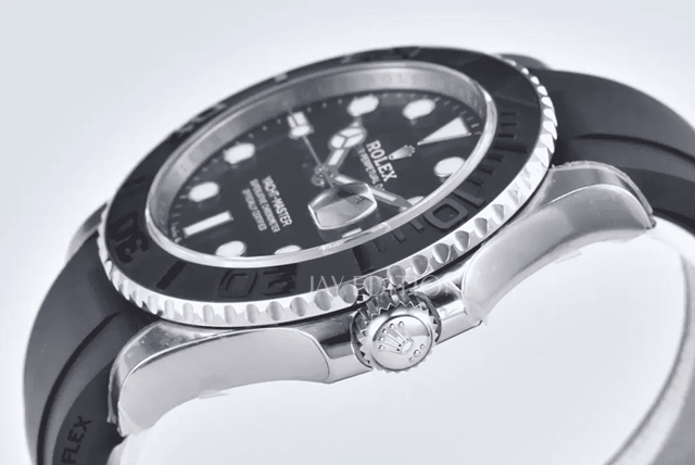 롤렉스 요트마스터 화이트 골드 러버밴드 42mm