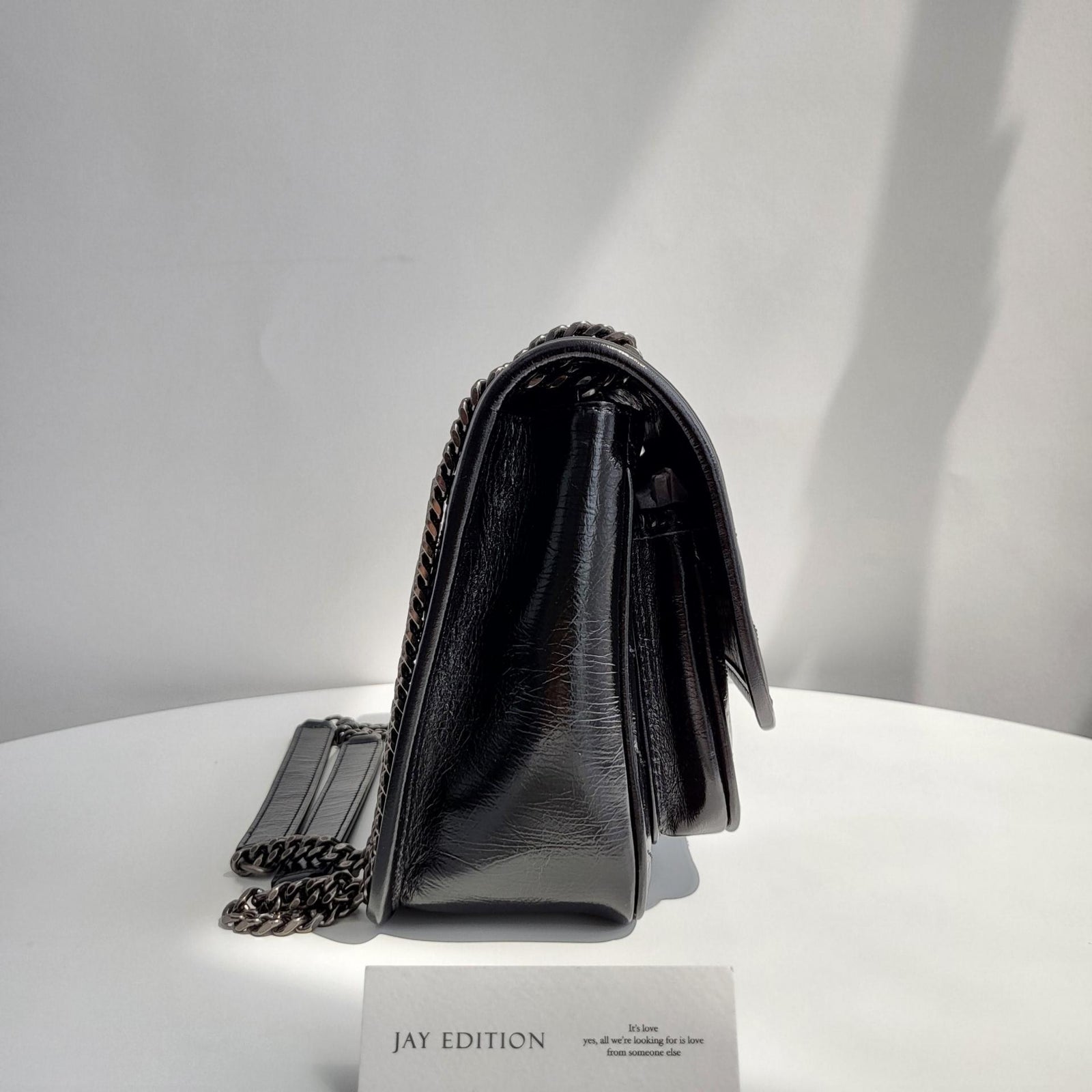 생로랑 니키백 베이비 빈티지 레더