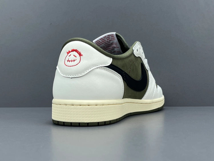 나이키 조던 1 x 트래비스 스캇 레트로 로우 OG SP 리버스 올리브