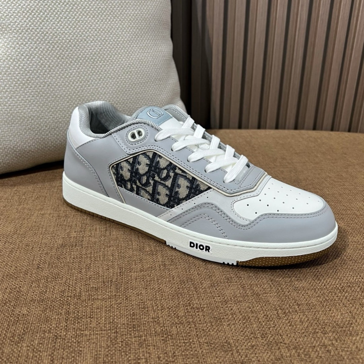디올 B27 업타운 로우탑 스니커즈 오블리크 자카드
