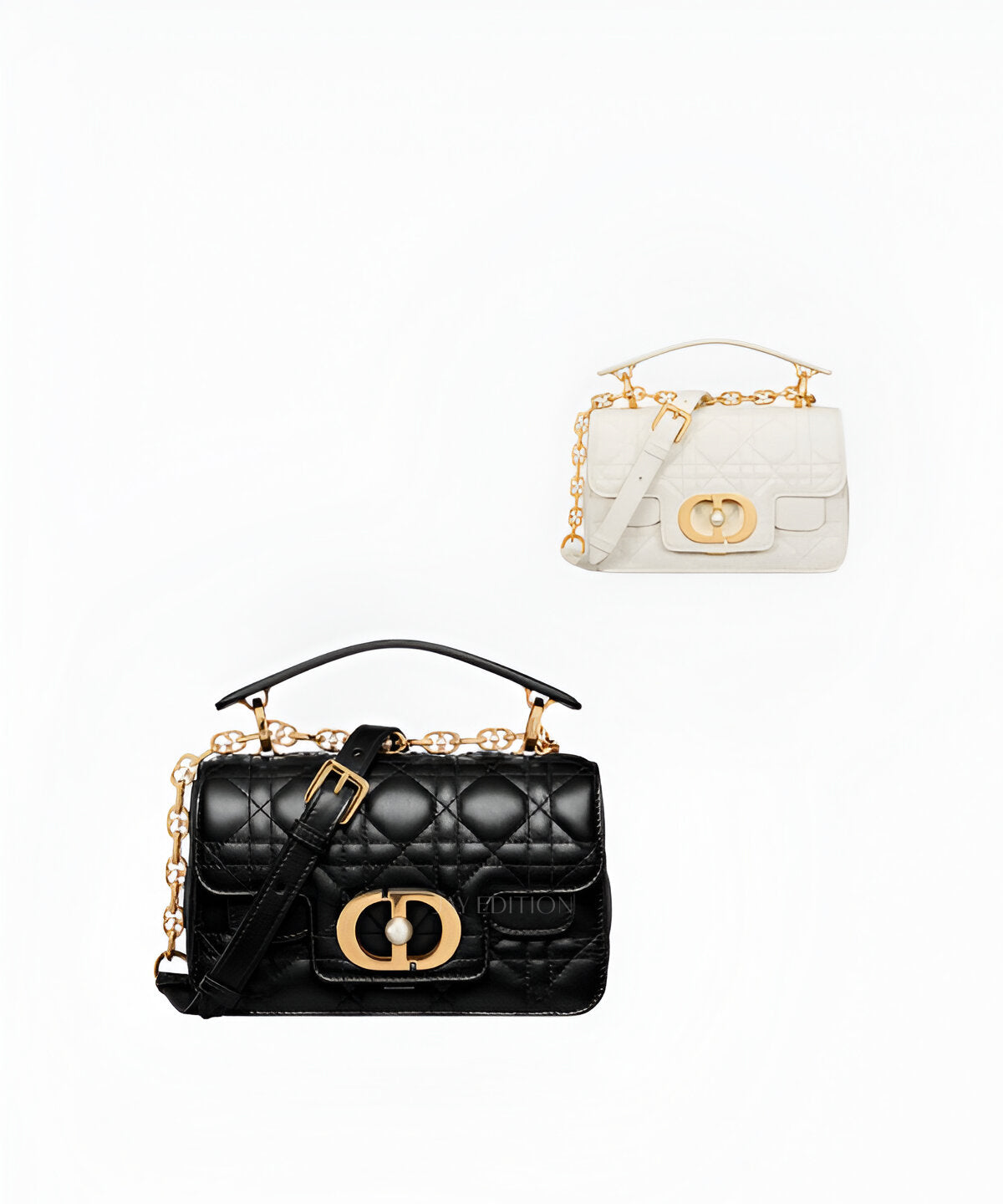 디올 졸리 탑핸들백 미니 부드러운 곡선 디자인과 메탈 디테일이 조화를 이루는 디올 미니 탑핸들백