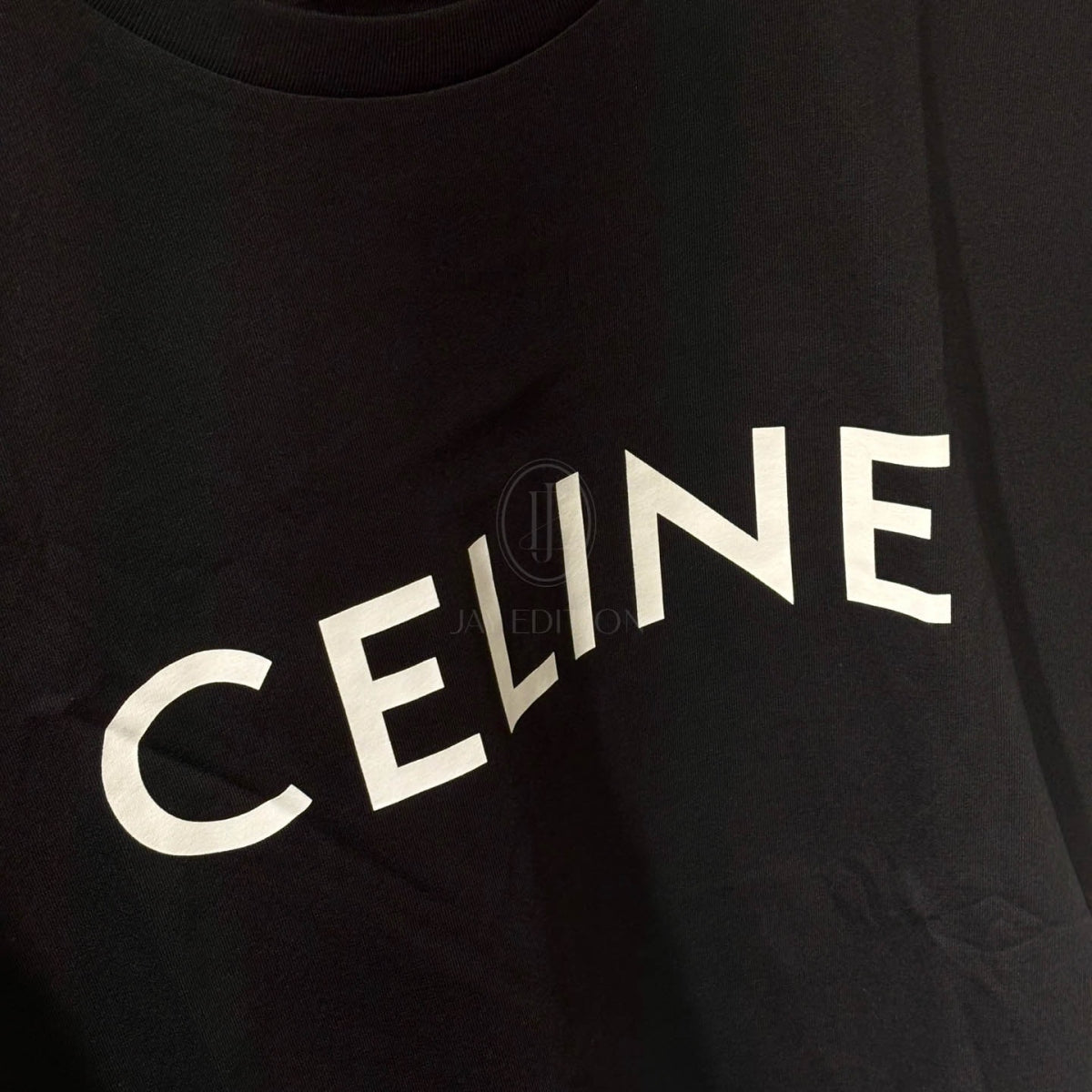 1% 셀린느 코튼 저지 루즈 티셔츠