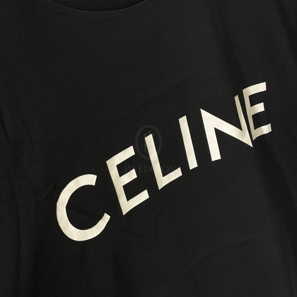 1% 셀린느 코튼 저지 루즈 티셔츠