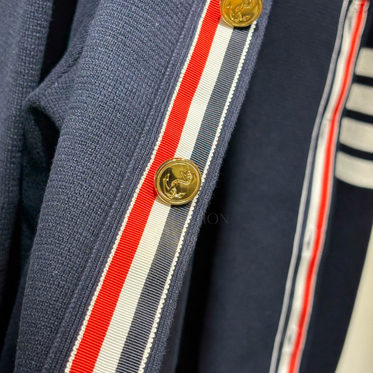 1% 톰브라운 밀라노 스티치 가디건,니트