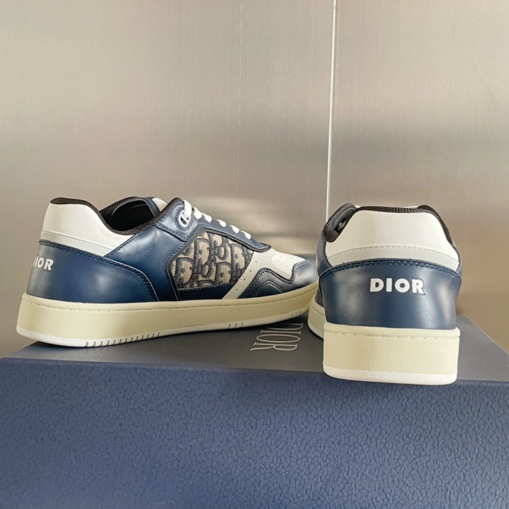 디올 B27 업타운 로우탑 스니커즈 오블리크 자카드