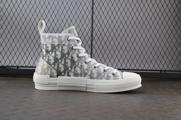 디올 x 숀 B23 하이 오블리크 캔버스 꿀벌 자수 패치