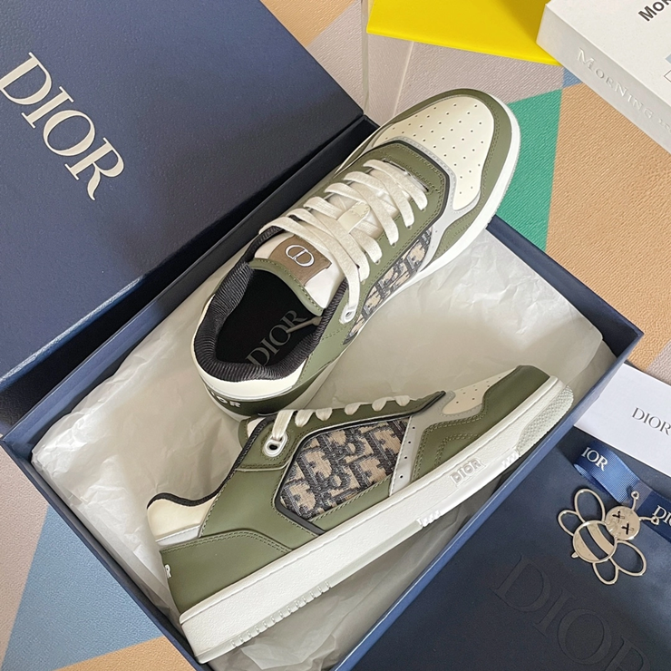 디올 B27 업타운 로우탑 스니커즈 오블리크 자카드