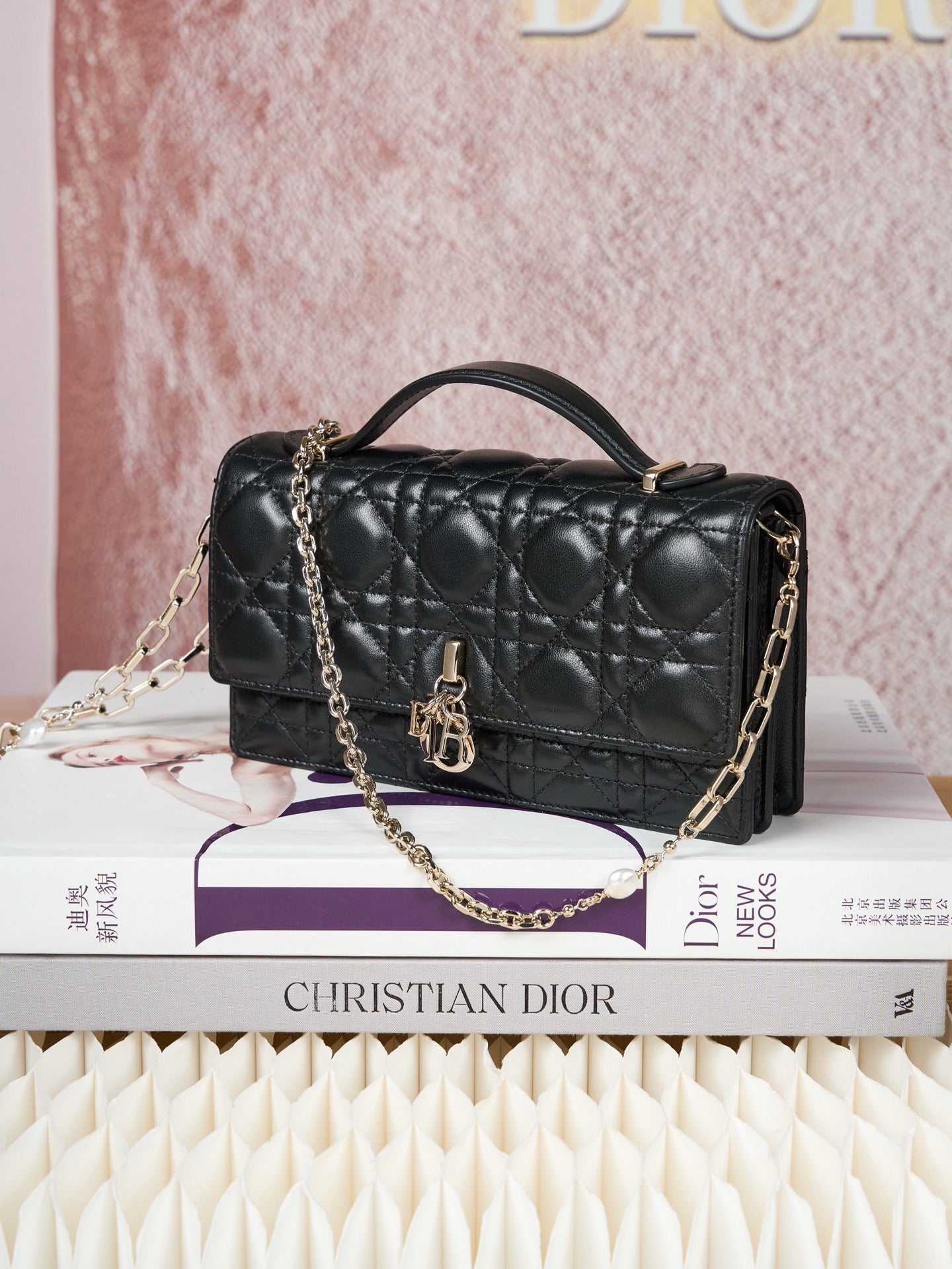 디올 미스 디올 탑핸들 미니 크로스백