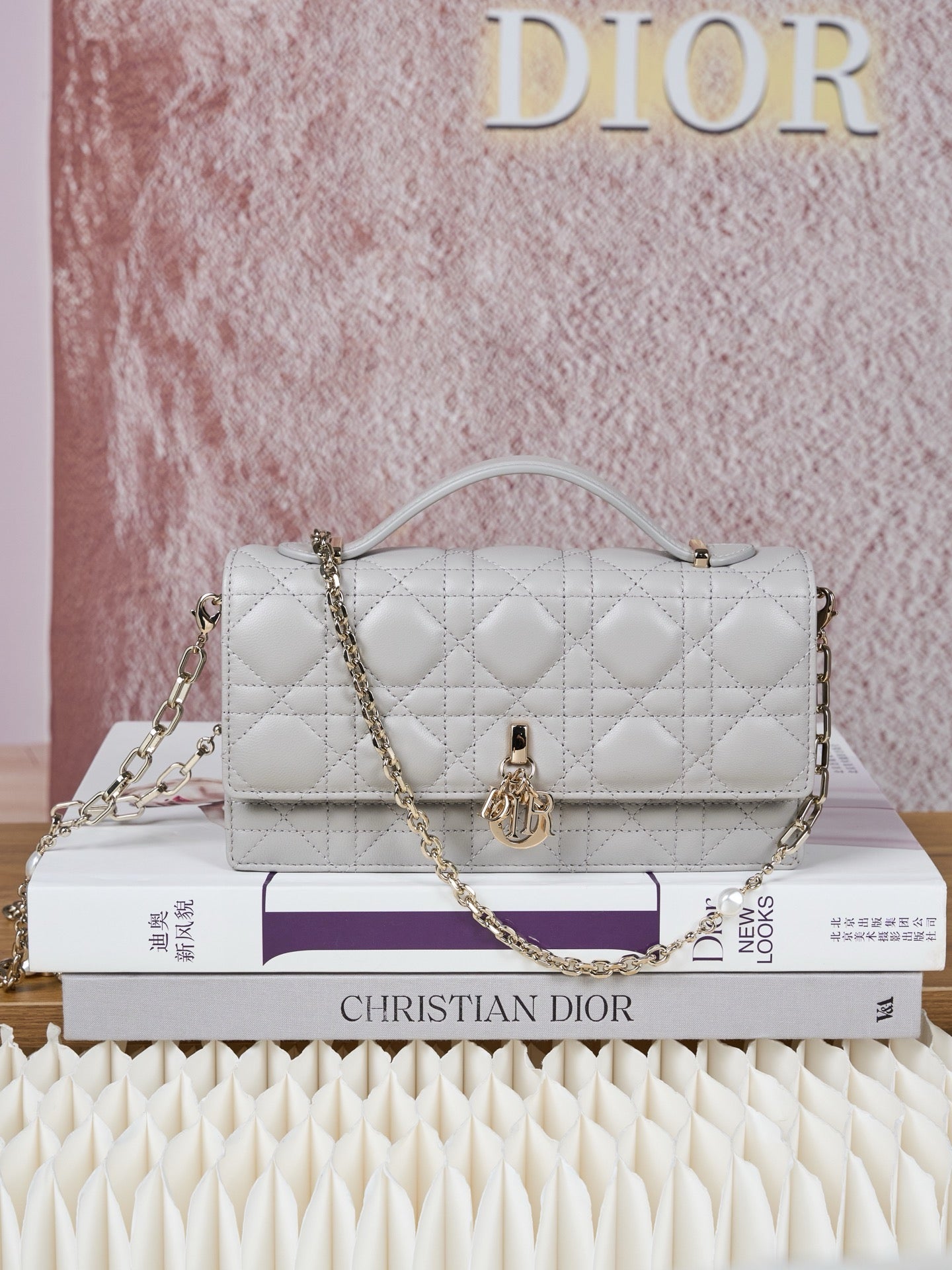 디올 미스 디올 탑핸들 미니 크로스백