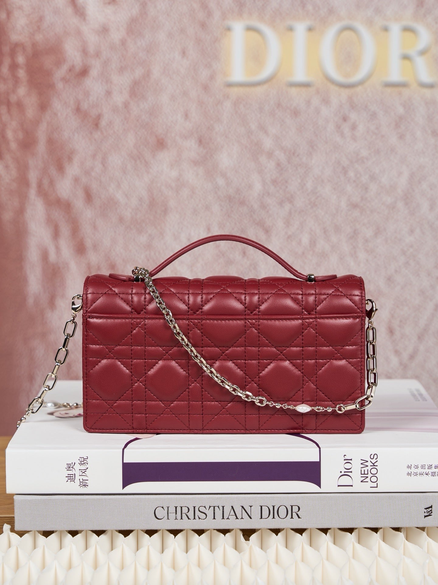 디올 미스 디올 탑핸들 미니 크로스백