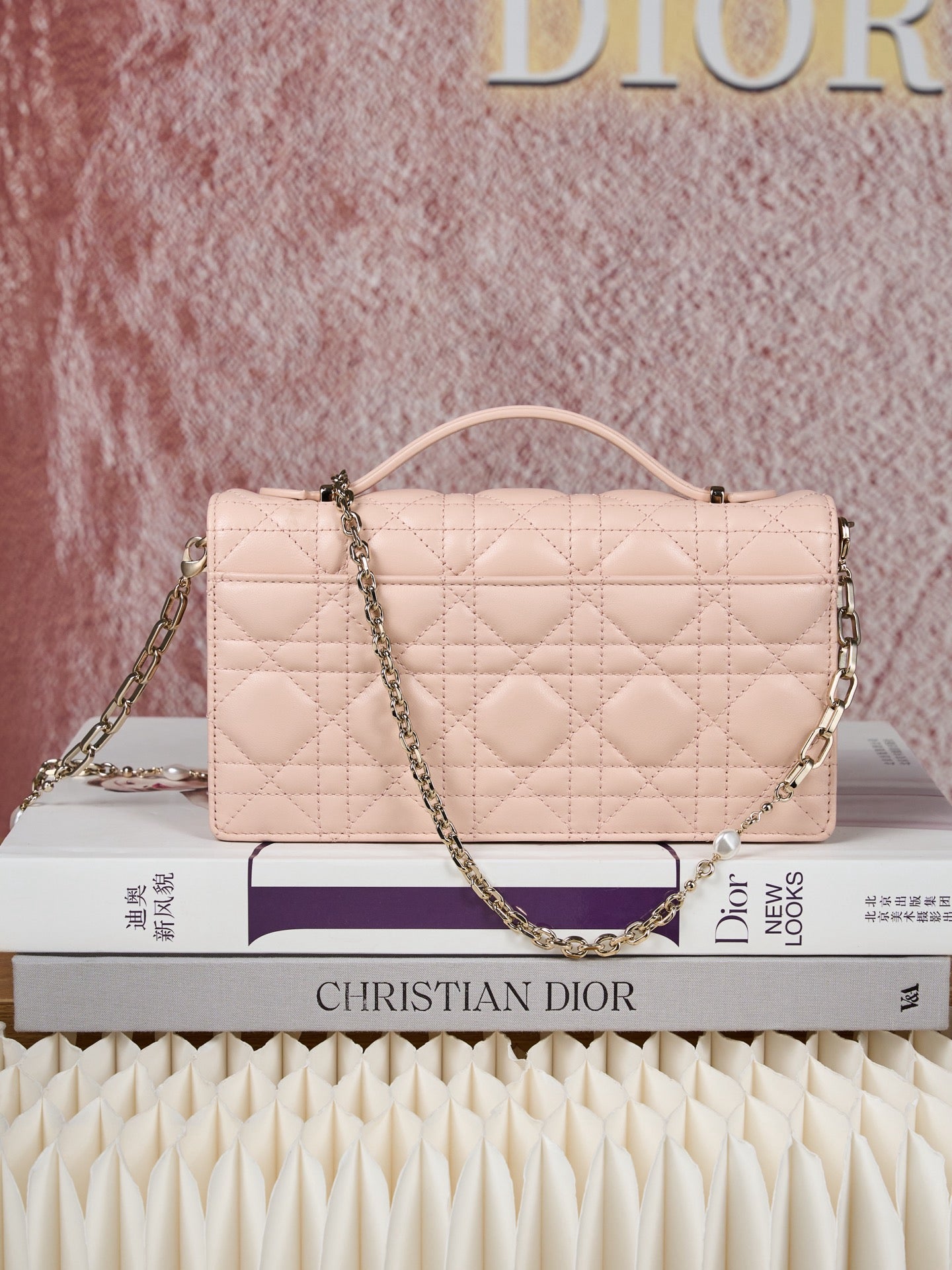 디올 미스 디올 탑핸들 미니 크로스백