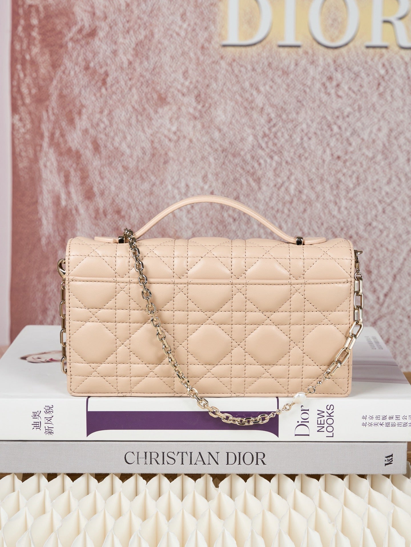 디올 미스 디올 탑핸들 미니 크로스백